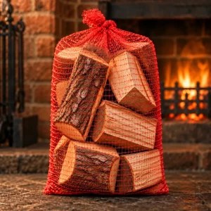 Net of Kiln-Dried Logs